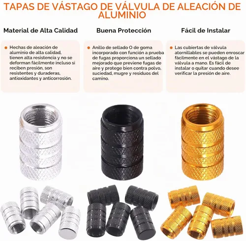 Vista 3 de 119 herramientas de extracción de núcleo de válvula con tapas de vástago de válvula de neumático de aluminio, núcleo de válvula, removedor de núcleo