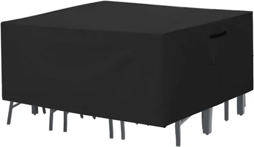 Vista 11 de ABCCANOPY Cubierta de Mesa Rectangular Cubierta de Mesa Universal Cubierta de Silla para Exteriores Impermeable y a Prueba de Polvo Resistente al