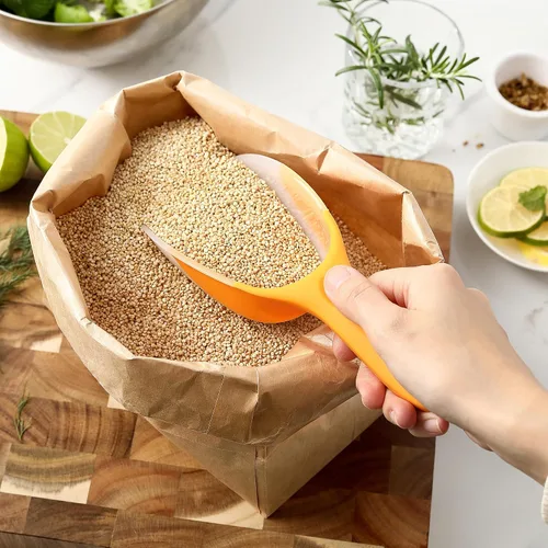 Vista 39 de Spring Chef - Cuchara magnética para congelador, sin BPA, color negro Flexi-Plastic Popcorn Scoop with Soft Grip Handle - Dishwasher Safe Ice