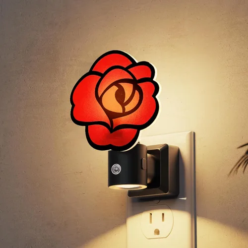 Vista 42 de L LOHAS LED Las luces nocturnas se enchufan a la pared, luz nocturna con Anillo de oro-3CCT