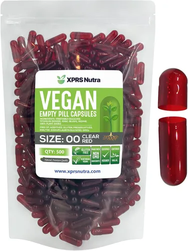 Vista 12 de XPRS Nutra Cápsulas vacías de tamaño 00 – 100 cápsulas veganas vacías – Pastillas vacías vegetarianas – Relleno de cápsulas vegetales DIY