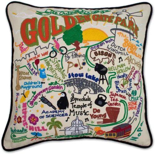 Vista 18 de Catstudio Portland (Oregon) - Almohada decorativa bordada