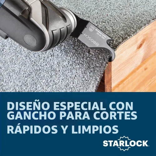 Vista 7 de Bosch OSL138K Cuchilla de Gancho para Herramienta Múltiple Oscilante Starlock® de 1-1/4 Pulgadas