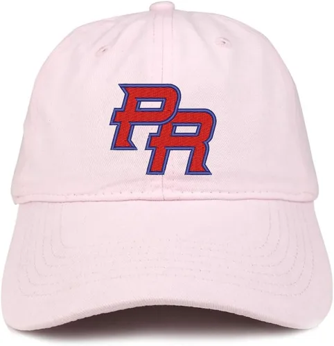 Vista 11 de Trendy Apparel Shop Gorra 100% algodón cepillado bordada con corona suave de Puerto Rico PR Negro
