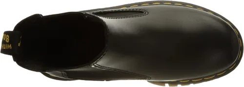 Vista 5 de Dr. Marents Audrick - Botas Chelsea con plataforma para mujer, color negro Nappa Lux