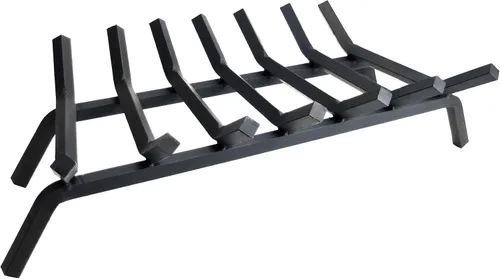 Vista 3 de Rejilla para chimenea de Pleasant Hearth de acero compacto prémium con barras de 3/4 de pulgada