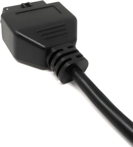 Vista 6 de OBD2 - Cable adaptador J1962-J1939 de 9 pines a 16 pines - Herramienta de diagnóstico resistente para camiones - Conector verde de 9 pines