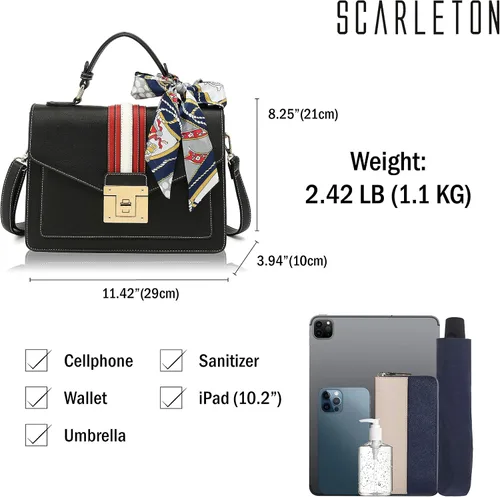 Vista 3 de Scarleton H2065 - Bolso de mano para mujer monederos para mujer
