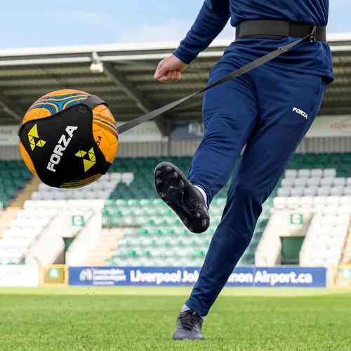 Vista 3 de FORZA Solo Soccer Kick Trainer Optional Ball & Pump Sizes 3–5 Sizes 3-5 Ball, Solo Training, Includes Pump Option, Soccer Practice Aid