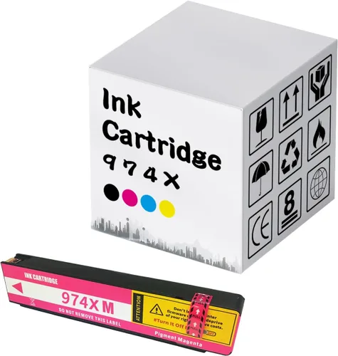 Vista 12 de Cartuchos de tinta 974X 974X 974 remanufacturados de alto rendimiento 974X 974 para cartuchos de tinta 974X para impresora HP Pagewide 352DW MFP