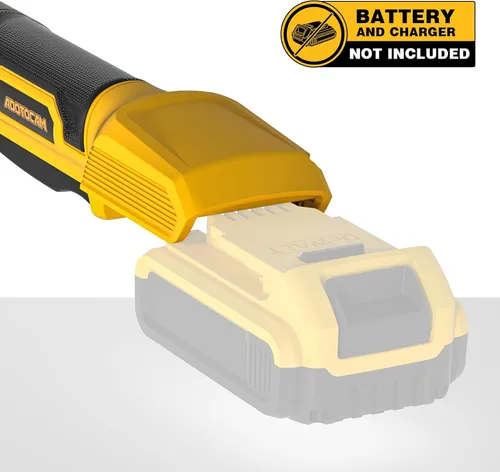 Vista 7 de Llave de trinquete inalámbrica de 3/8" para DeWalt 20V, 75 Ft-lb Amarillo