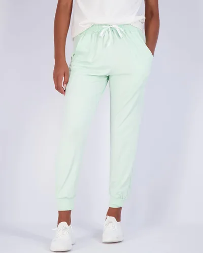 Vista 2 de Paquete con 3 unidades Pantalones deportivos de yoga ultra suaves para mujer con bolsillos y cordón (disponibles en tallas grandes)