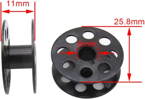 Vista 4 de ckpsms Marca - #BC-DBM(2)-NBL1+18034B 10PCS Compatible con CONSEW 206RB, 1PCS M Bobbin Case #18045 y 10PCS Bobbins #18034B