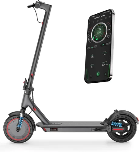 Vista 13 de Qlaway Electric Scooter for Adults, 350W/500W Motor, Up to 22 Miles Long Range, 8.5" /10" Solid Tires, 265 lbs Load Capacity, Foldable Commuting