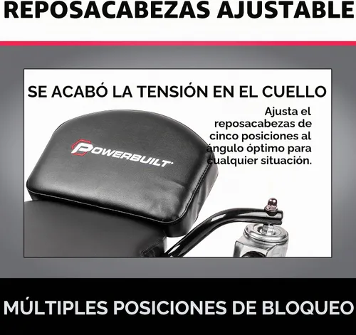 Vista 4 de Powerbuilt Plataforma móvil con ruedas grandes, para Overlanding, ruedas todoterreno, con reposacabezas ajustable - 642955ECE