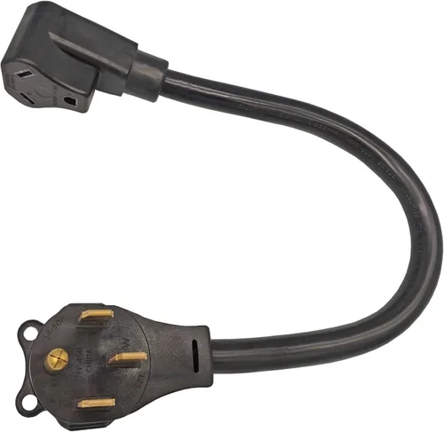 Vista 9 de FC-143TT Enchufe de secadora a adaptador RV 30A macho 14-30P a hembra TT-30R 30A 125V