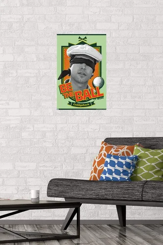 Vista 34 de Trends International Caddyshack - Póster de pared Be the Ball, 14.725 x 22.375 pulgadas, versión enmarcada de madera de granero