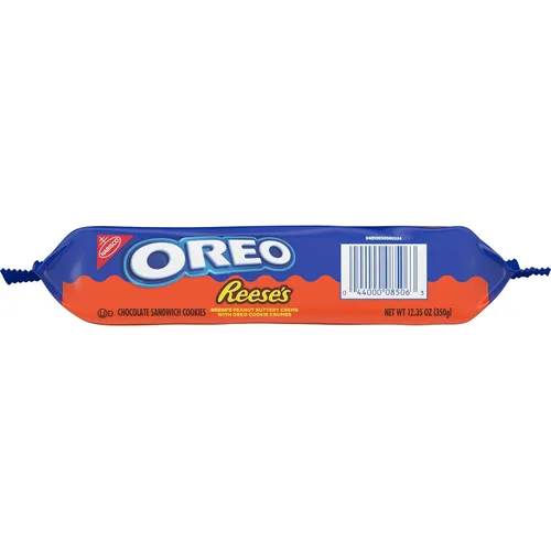 Vista 13 de OREO REESE'S Galletas sándwich de chocolate con crema de maní, 12.35 onzas (paquete de 2)