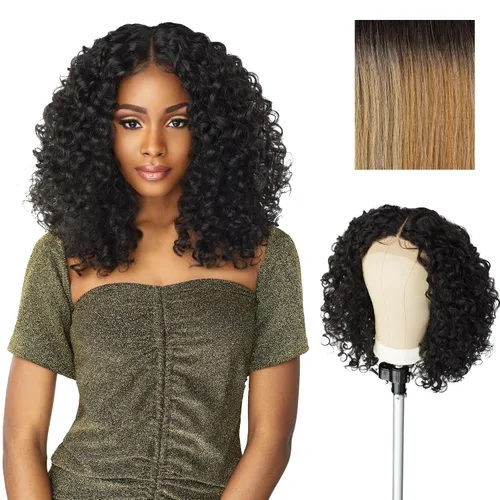 Vista 17 de Sensationnel Butta LaceWig-Unit 5, 1 JETBLACK