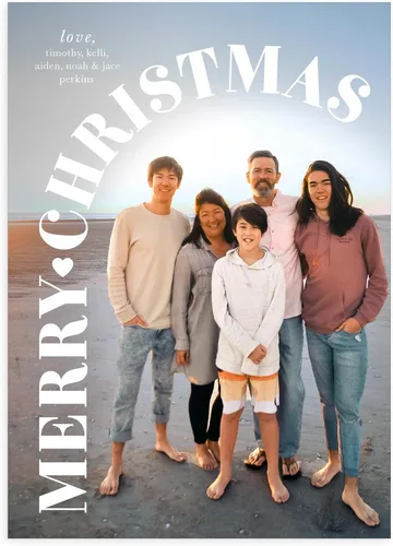 Vista 9 de Let's Make Memories - Tarjetas navideñas personalizadas con sobres, tarjetas navideñas de 5 x 7 pulgadas, sobres blancos, Colorful Lights