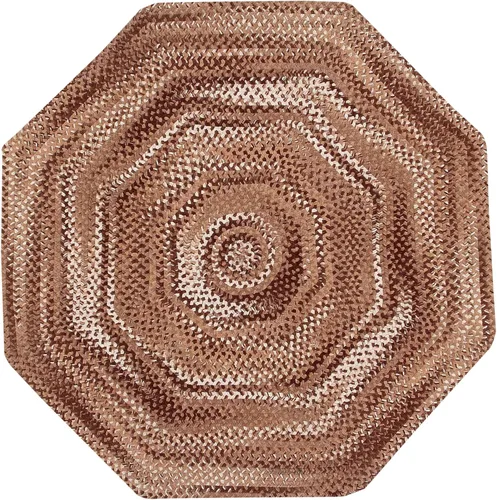 Vista 13 de Better Trends Alfombra trenzada degradada, ovalada, reversible y duradera, 100% algodón suave, ideal para cocina, sala de estar, dormitorio, tapete
