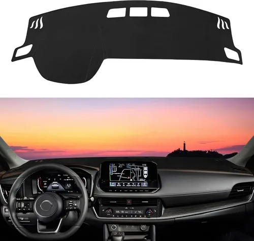 Vista 20 de Tapete de cubierta de salpicadero personalizado para Mazda3 Hatchback, Sedan 2019-2024 2025 2026 (sin HUD), protector antideslizante