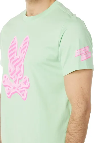 Vista 3 de Psycho Bunny Pisani Graphic Tee ICY Mint XL (US Men's 7)