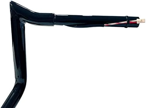 Vista 4 de Dominator Industries - Perchas Meathook Monkey de 1 1/4 pulgadas, modelos compatibles: Harley-Davidson Bagger Touring Electra - Manillar para Negro