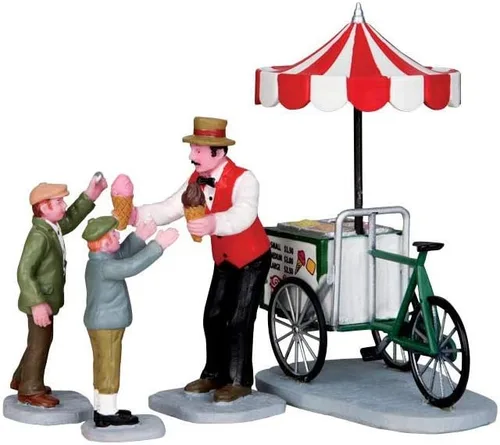 Vista 2 de Lemax - Carrito de gelato, juego de 4