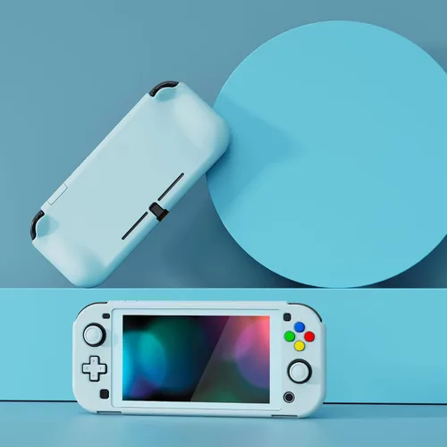 Vista 83 de PlayVital ZealProtect Protective Case for Nintendo Switch Lite, Ergomomic Grip Hard Cover - Durable Shock-absorbent Shock-Absorption Anti-Scratch