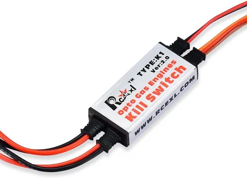 Vista 2 de Interruptor de apagado de motor DLE, interruptor opto RC compatible con enchufe Futaba DLA DLE DA Ignition Cut Off- Seguridad 100% tecnología
