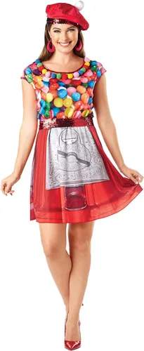 Vista 7 de JUST FOR PARTY Gumball Machine Women Dress Costume for Halloween
