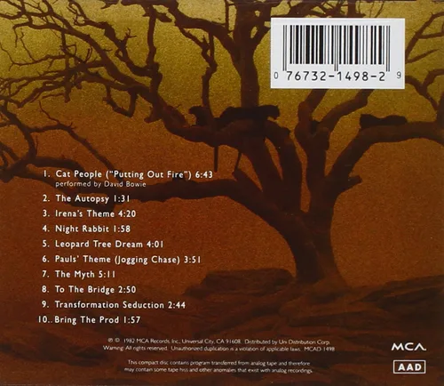 Vista 2 de Cat People: Original Soundtrack