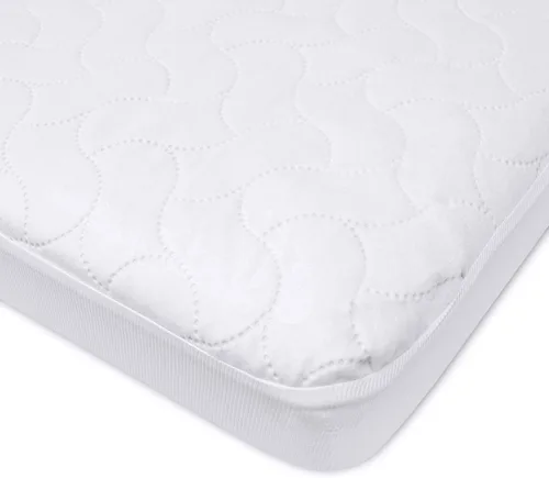 Vista 9 de American Baby Company - Protector de colchón impermeable ajustado para cuna de bebé 52" x 28" - Funda protectora de colchón acolchada, silenciosa