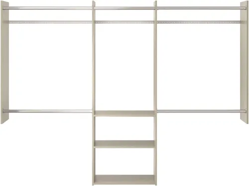 Vista 4 de Easy Track RB1460-T.PK Kit de inicio de lujo para armario, 4 a 8 pies