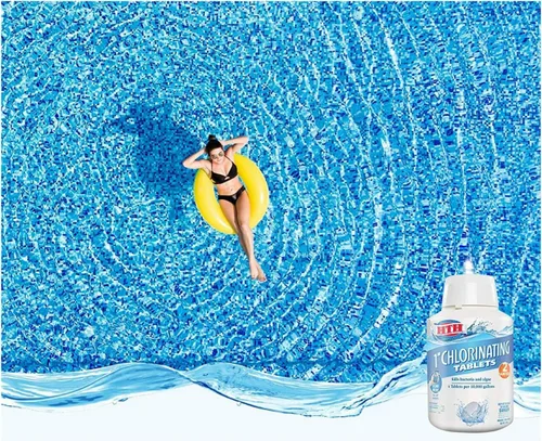 Vista 4 de HTH 42007 - Tabletas de cloro para piscina, de 1 pulgada, 2.2 kg, Nuevo empaque