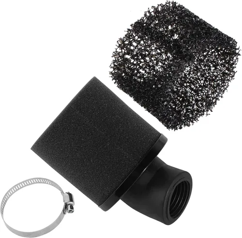 Vista 7 de 2 filtros en ángulo negro de 1.1 pulgadas y 1.102 in para 50cc - 90cc 110cc 125cc 150cc GY6 motor motocicleta ATV Quad Scooter Go Kart Mini Moto