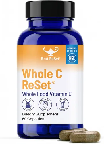 Vista 6 de RnA ReSet Suplemento de vitamina C integral Whole C Reset, 60 cápsulas