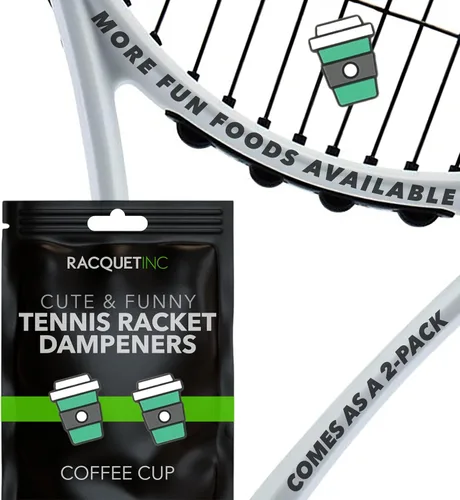 Vista 29 de Racquet Inc Regalos de Tenis - Amortiguadores de Vibración para Raqueta de Tenis - Absorbe Choques, Reduce la Vibración de las Cuerdas para Mejor