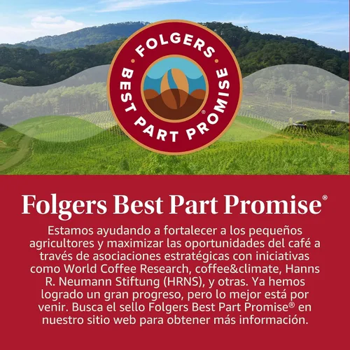 Vista 3 de Folgers Simply Smooth - Café molido de tueste suave, recipiente de 27 onzas