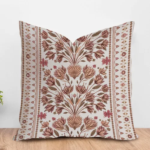 Vista 25 de ArogGeld Funda de cojín con flores verdes y blancas con flores grises y negras y hojas verdes en estilo chinoiserie, funda de almohada cuadrada