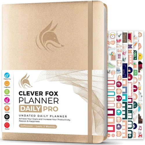 Vista 12 de Clever Fox Planner Daily PRO - Planificador diario y agenda de 8.5 x 11 pulgadas (tamaño A4) para aumentar la productividad, la gestión del tiempo