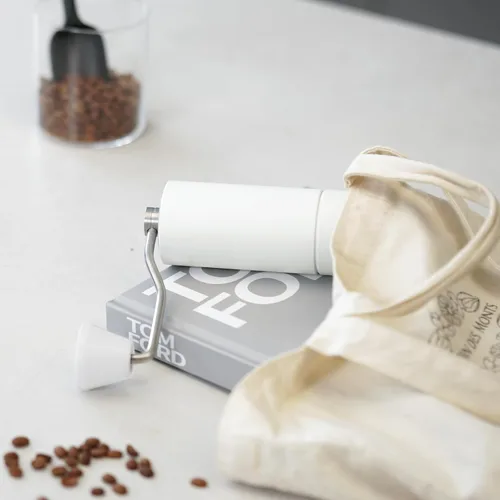 Vista 7 de TIMEMORE Molinillo de café manual de acero inoxidable, molinillo de mano cónico para rebabas, castaño, C2S, capacidad de ajuste ajustable interna