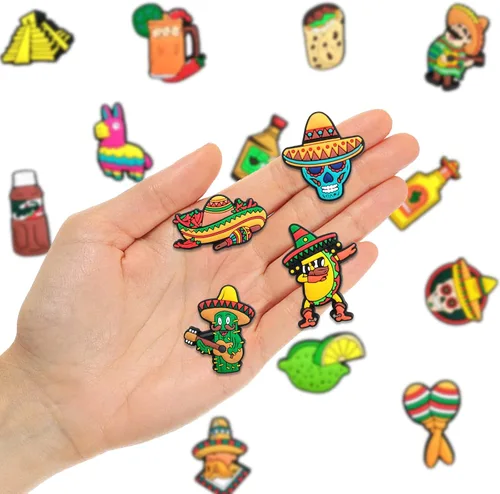 Vista 7 de Funny Cartoon Anime Shoe Charms Decoration For Clogs Sandals,PVC Garden Shoe Accessories,Unisex Adults Teens Kids Party Favor