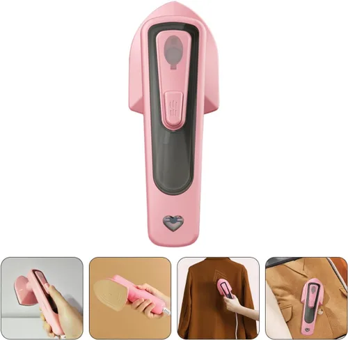 Vista 8 de Homoyoyo Plancha de viaje pequeña Plancha eléctrica plancha de vapor de ropa de viaje vaporizador portátil Mini vapor de mano de hierro vaporizador