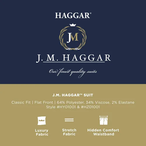 Vista 6 de J.M. Haggar Premium Stretch Classic Fit Traje Separates - Pantalones y chaquetas