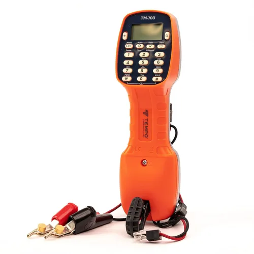 Vista 10 de TEMPO Communications TM-500 - Juego de prueba telefónica compatible con DSL, juego de prueba de Lineman con auriculares, marcación de tono y pulso