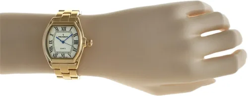 Vista 5 de Peugeot - Reloj de vestir sin mangas para mujer con pulsera y esfera de números romanos