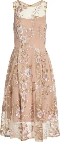 Vista 6 de Adrianna Papell Vestido acampanado con bordado floral para mujer