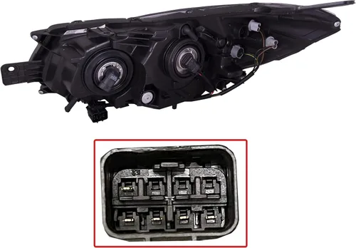 Vista 2 de HEADLIGHTSDEPOT Faro delantero compatible con Subaru Impreza XV Crosstrek 2012-2014 Conjunto de faro delantero derecho del lado del pasajero